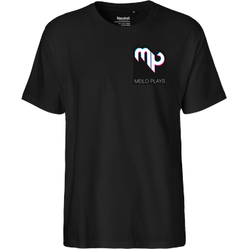 MeiloPlays - Logo Pocket Fairtrade T-Shirt - schwarz