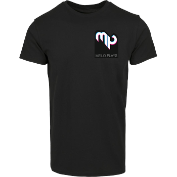 MeiloPlays - Logo Pocket Hausmarke T-Shirt  - Schwarz