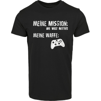 Meine Mission v2 Hausmarke T-Shirt  - Schwarz
