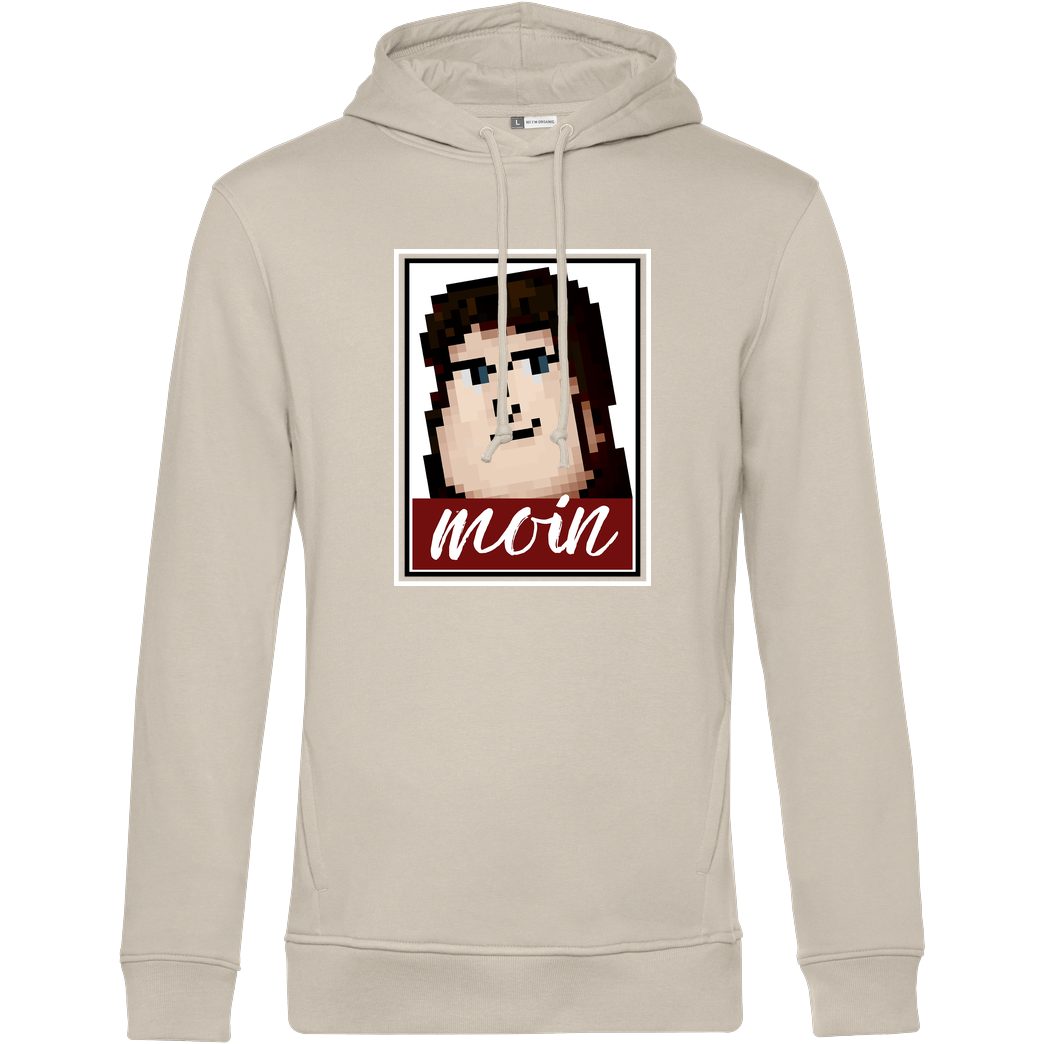 Miamouz Mia - Lenny Moin Sweatshirt B&C HOODED INSPIRE - Cremeweiß