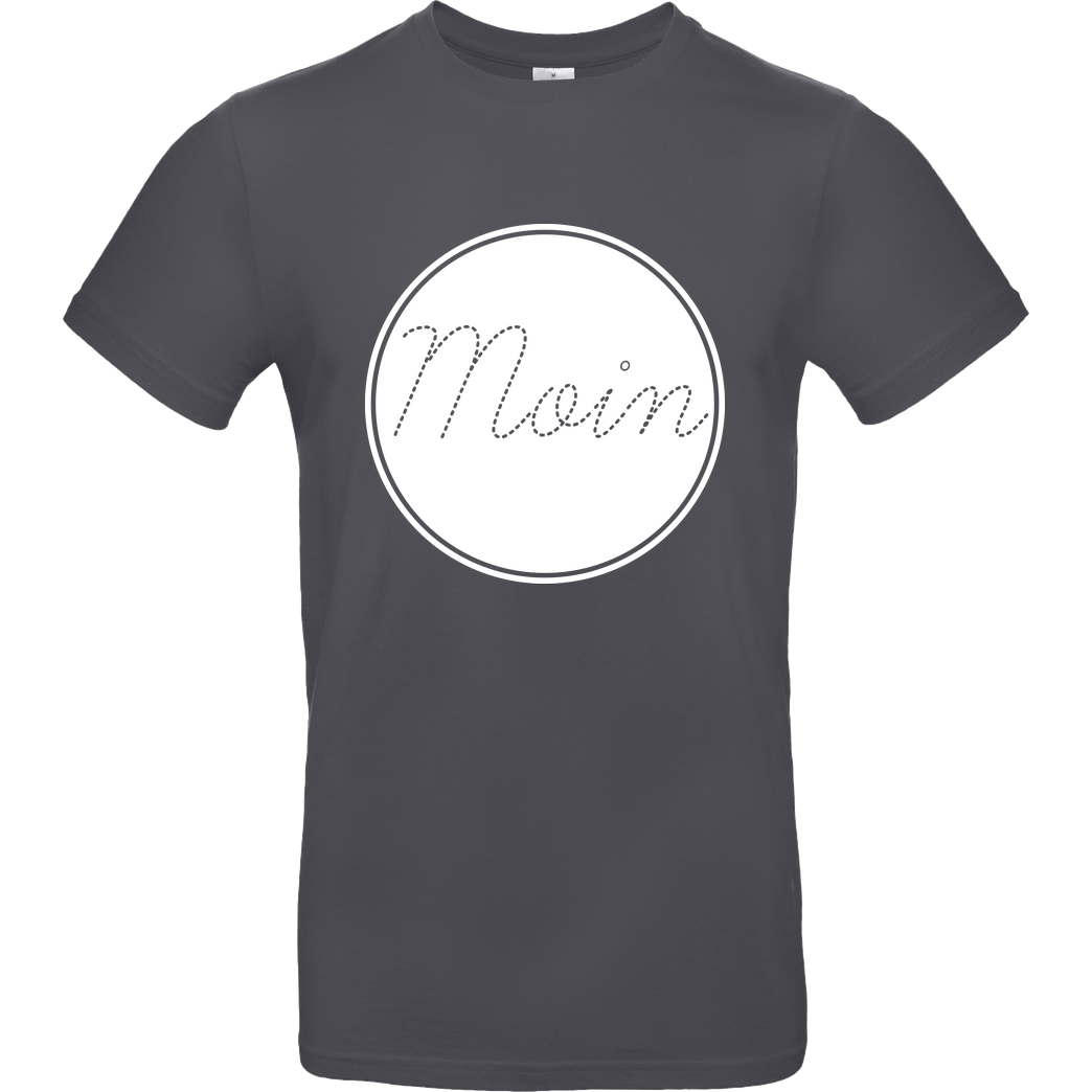 Miamouz Mia - Moin im Kreis T-Shirt B&C EXACT 190 - Dark Grey