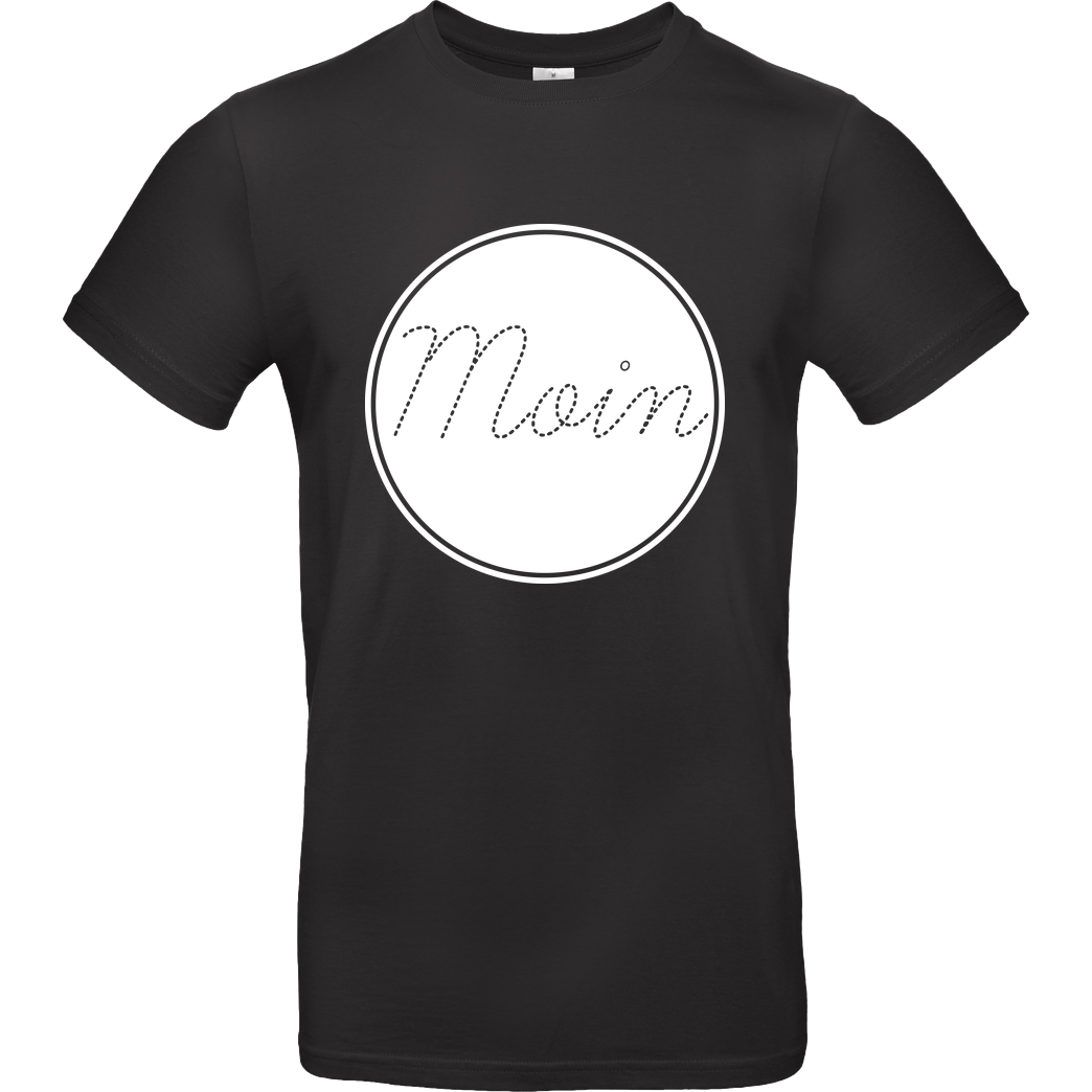 Miamouz Mia - Moin im Kreis T-Shirt B&C EXACT 190 - Schwarz