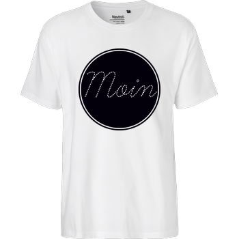 Mia - Moin im Kreis Fairtrade T-Shirt - weiß