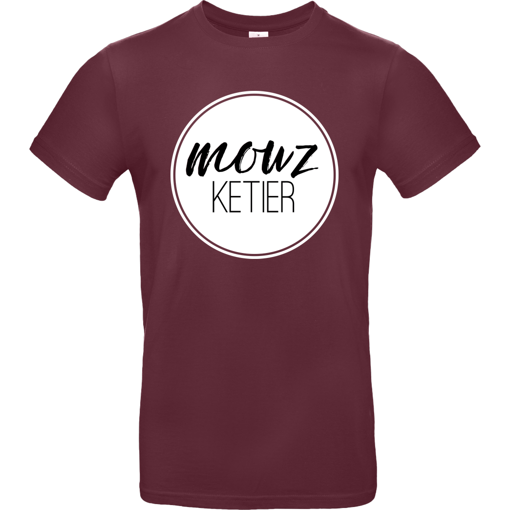 Miamouz Mia - Mouzketier im Kreis T-Shirt B&C EXACT 190 - Bordeaux