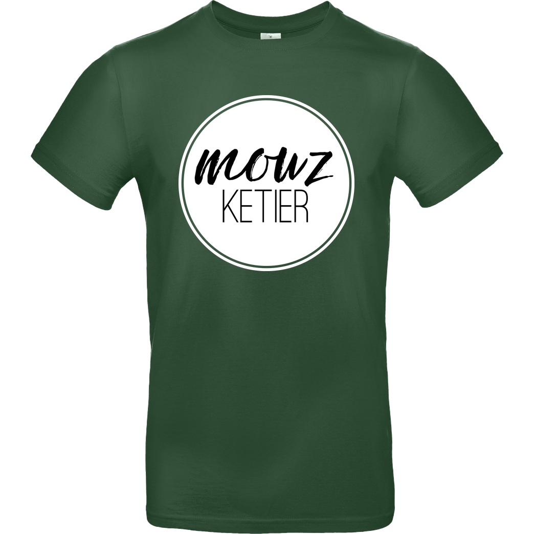Miamouz Mia - Mouzketier im Kreis T-Shirt B&C EXACT 190 - Flaschengrün