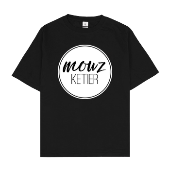 Mia - Mouzketier im Kreis Oversize T-Shirt - Schwarz
