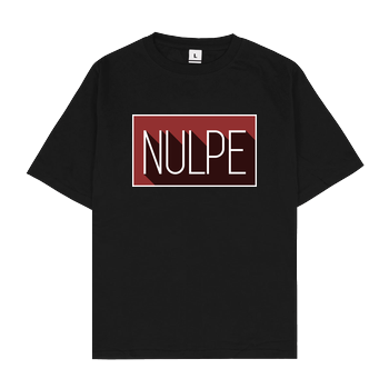 Mia - Nulpe mit Schatten Oversize T-Shirt - Schwarz