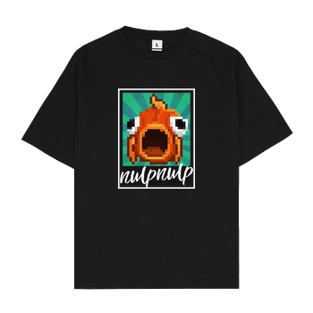 Mia - NulpNulp Oversize T-Shirt - Schwarz