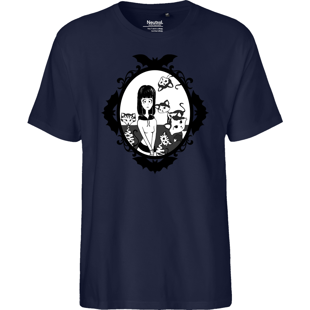 Miamouz Miamouz - Portrait T-Shirt Fairtrade T-Shirt - navy
