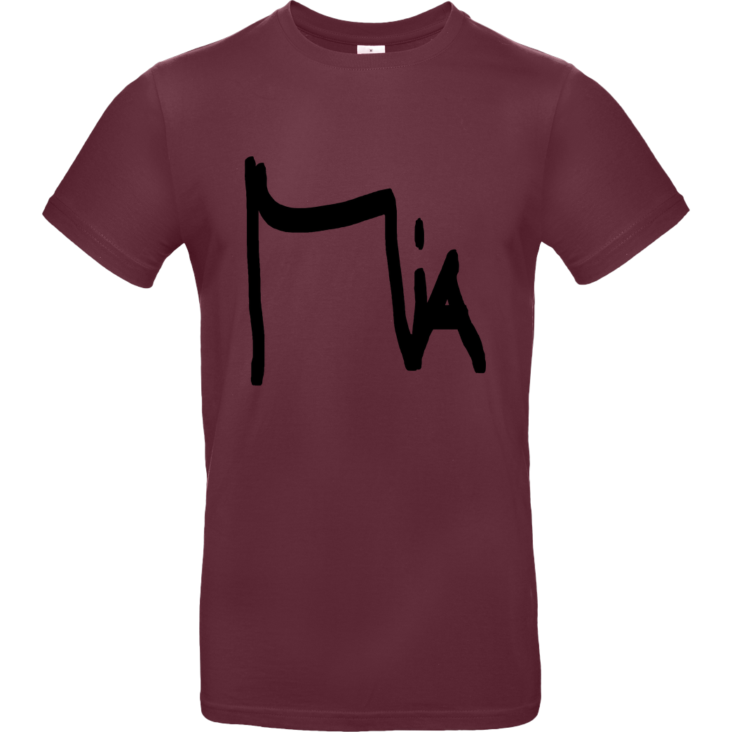 Miamouz Miamouz - Unterschrift T-Shirt B&C EXACT 190 - Bordeaux