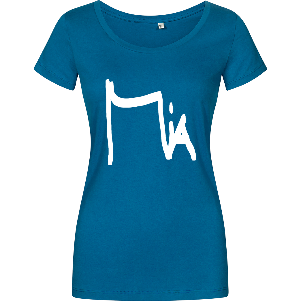 Miamouz Miamouz - Unterschrift T-Shirt Damenshirt petrol