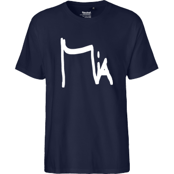 Miamouz - Unterschrift Fairtrade T-Shirt - navy