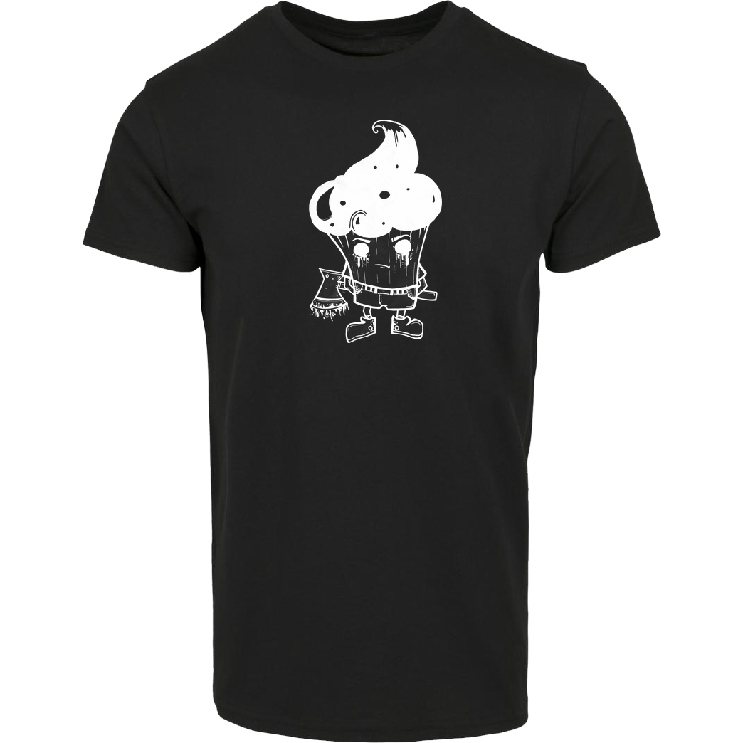 Mien Wayne Mien Wayne - Zombie Cupcake T-Shirt Hausmarke T-Shirt  - Schwarz