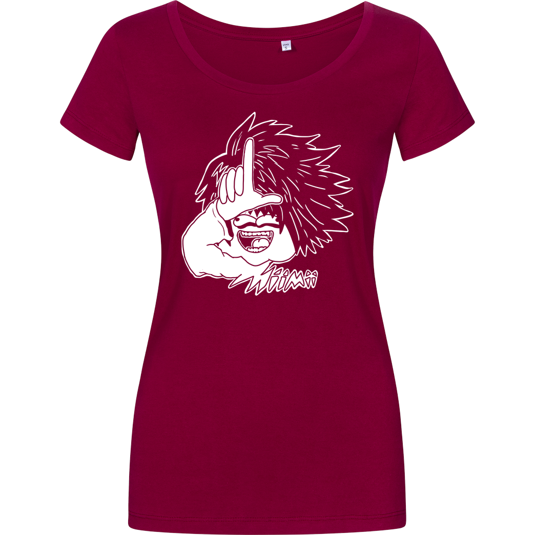 Mii Mii MiiMii - Deathnote T-Shirt Damenshirt berry