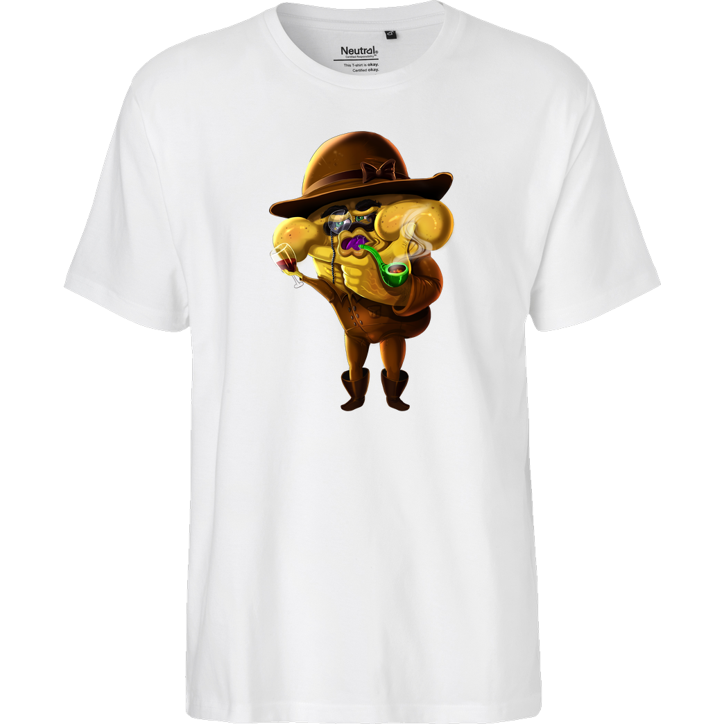 Mii Mii MiiMii - Detektiv T-Shirt Fairtrade T-Shirt - weiß