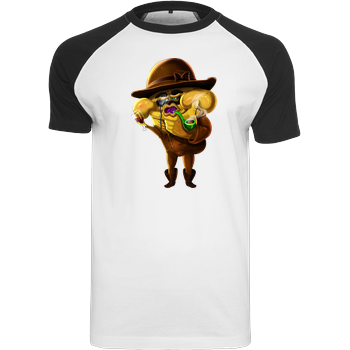 MiiMii - Detektiv Raglan-Shirt weiß