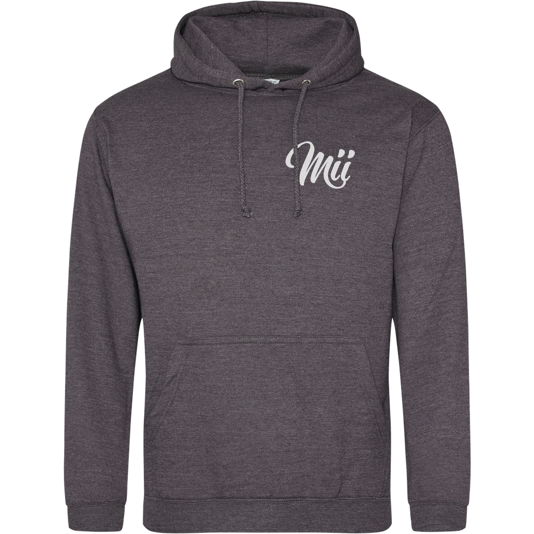 Mii Mii MiiMii - embroided Logo Sweatshirt JH Hoodie - Dark heather grey