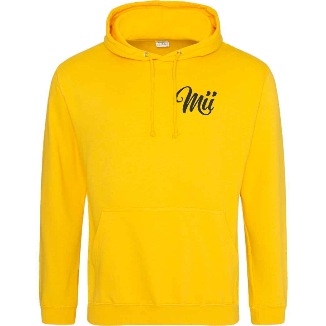 Mii Mii MiiMii - embroided Logo Sweatshirt JH Hoodie - Gelb