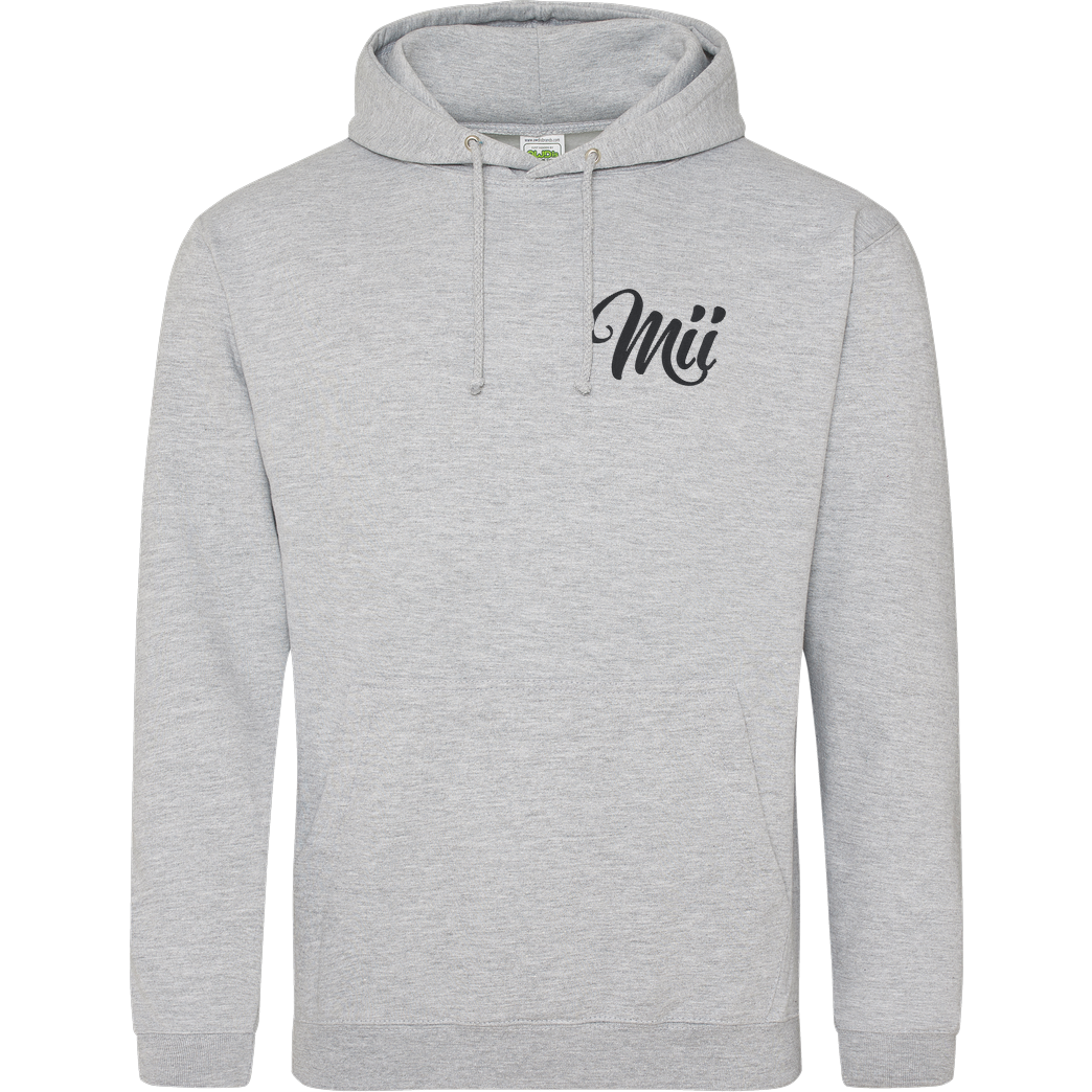 Mii Mii MiiMii - embroided Logo Sweatshirt JH Hoodie - Heather Grey