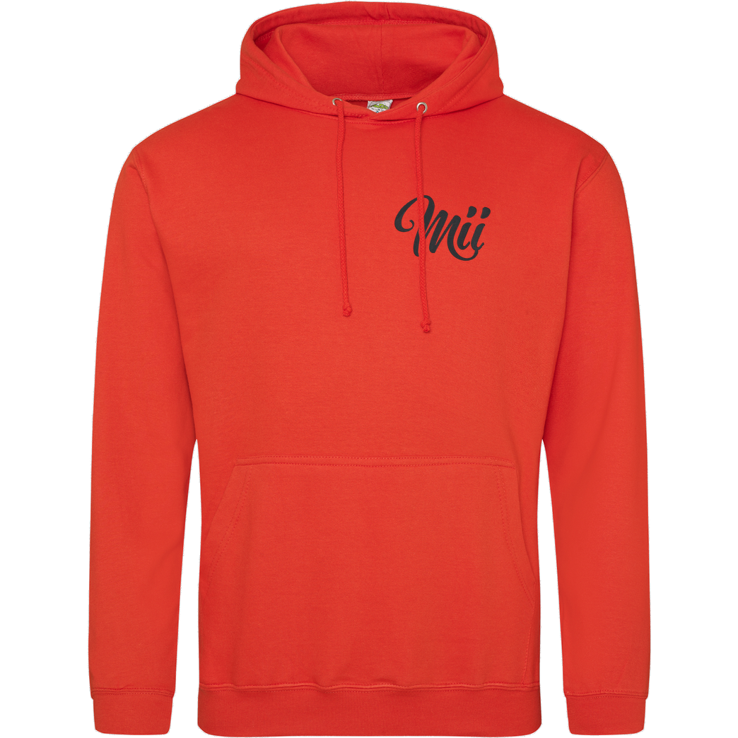 Mii Mii MiiMii - embroided Logo Sweatshirt JH Hoodie - Orange