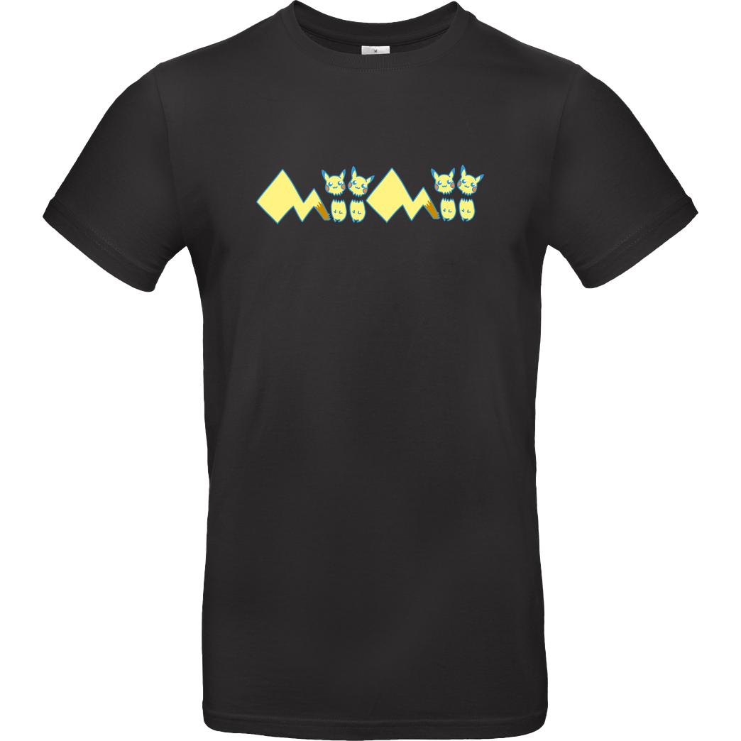 Mii Mii MiiMii - Pika T-Shirt B&C EXACT 190 - Schwarz