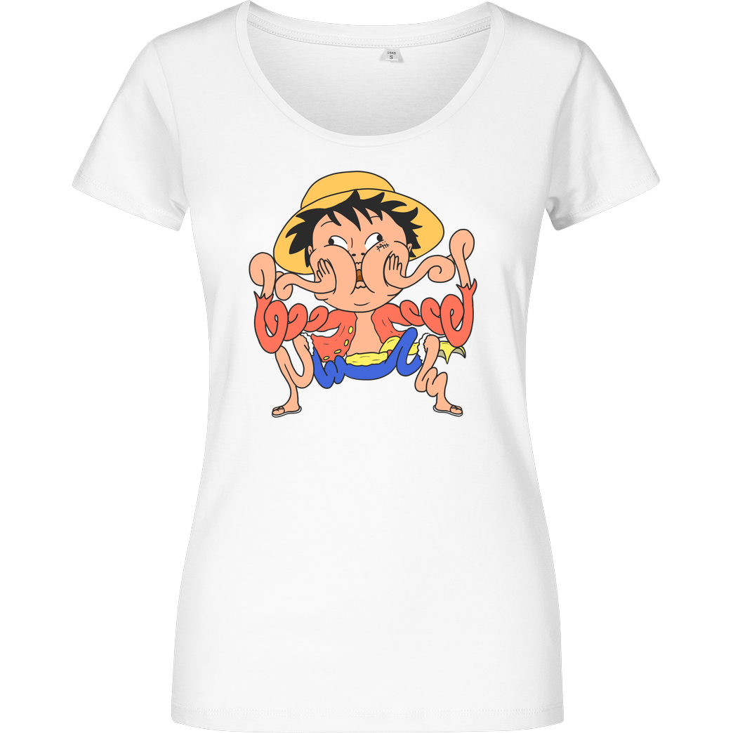 Mii Mii MiiMii - Ruffy T-Shirt Damenshirt weiss