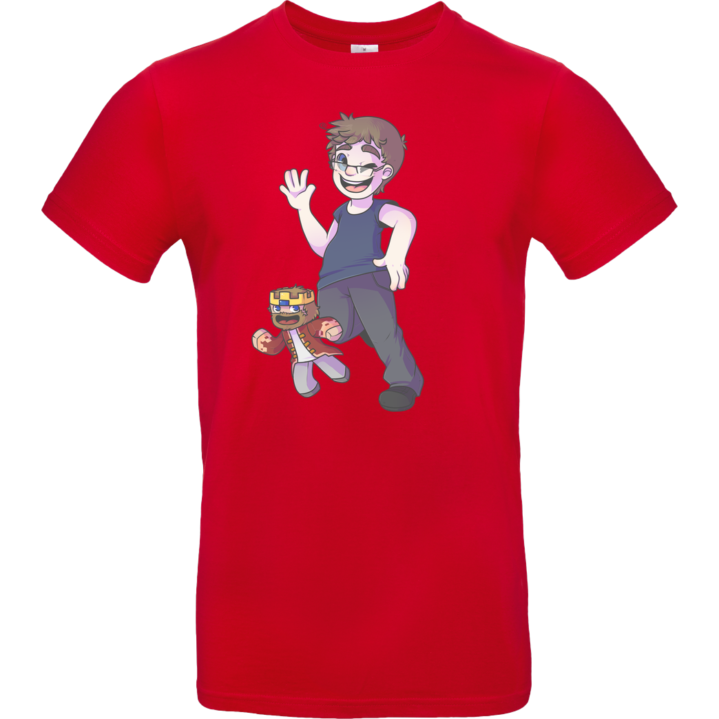 MrMoregame MrMore - Avatar T-Shirt B&C EXACT 190 - Rot