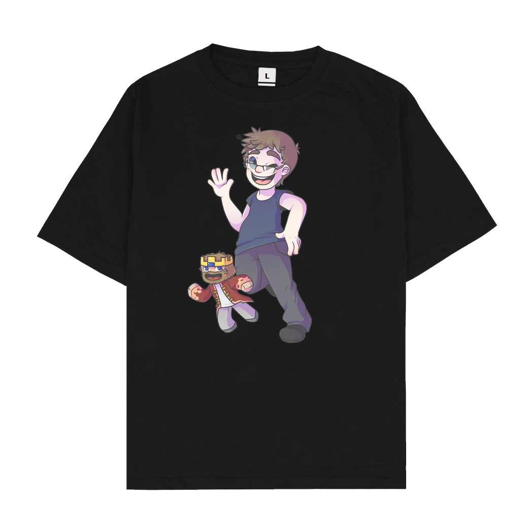 MrMoregame MrMore - Avatar T-Shirt Oversize T-Shirt - Schwarz