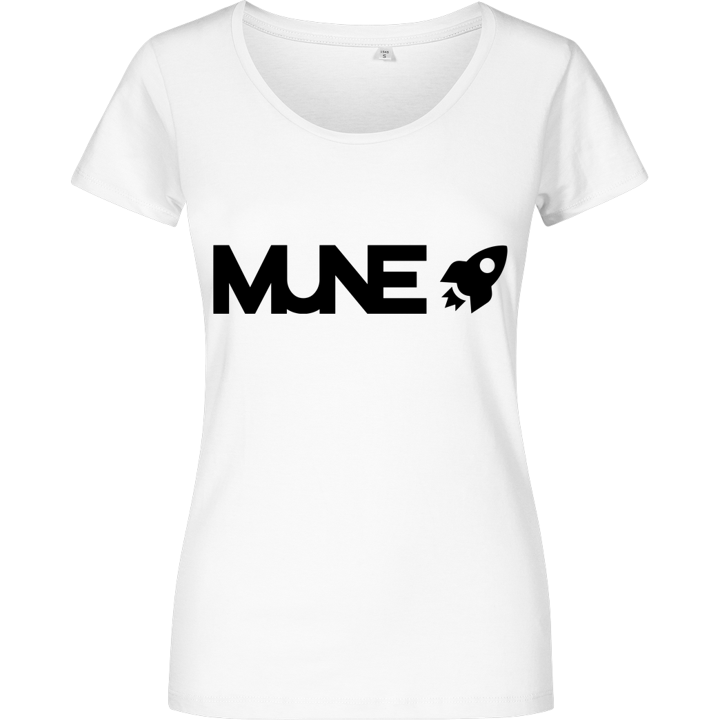 IamHaRa Mune Logo T-Shirt Damenshirt weiss