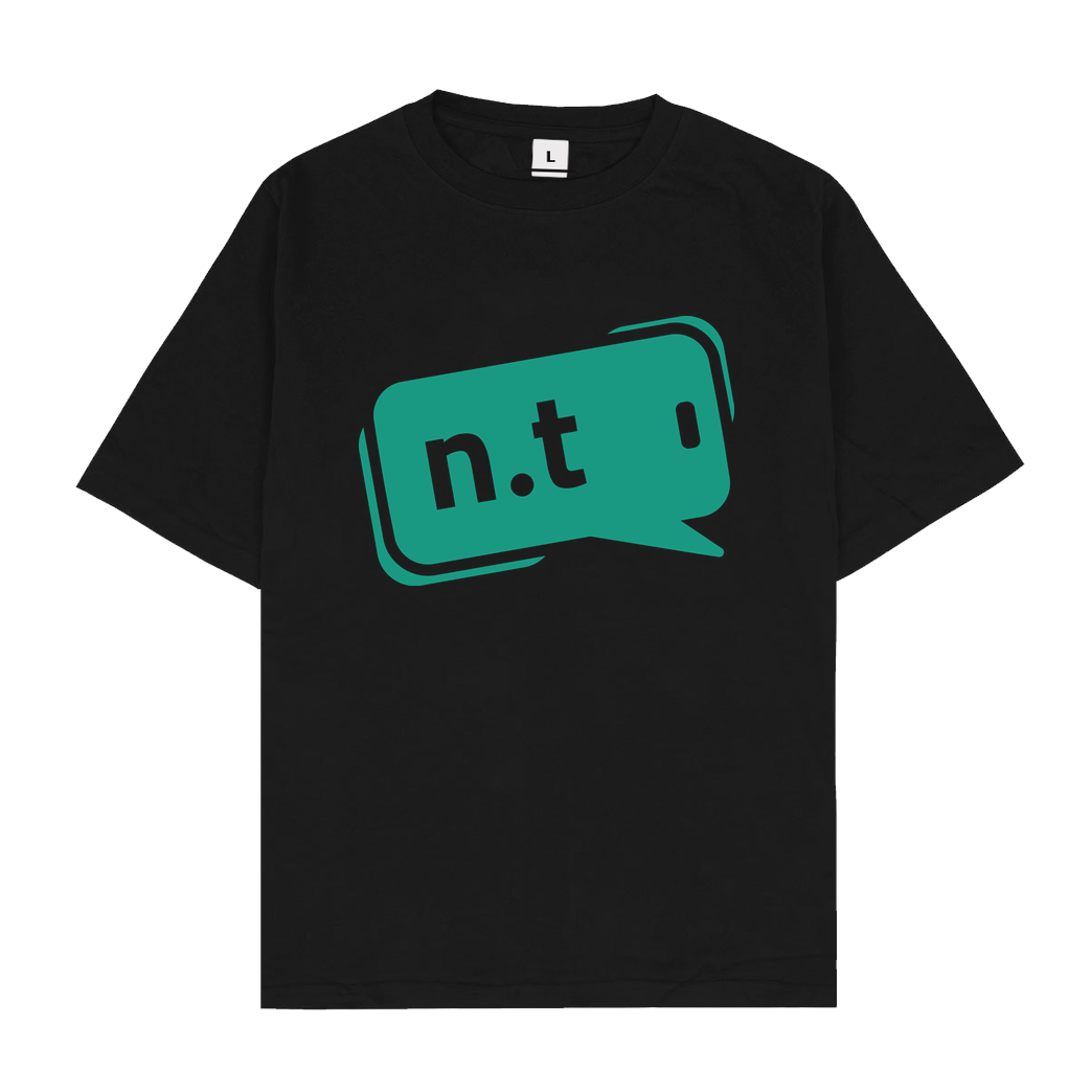 neuland.tips neuland.tips - Logo T-Shirt Oversize T-Shirt - Schwarz