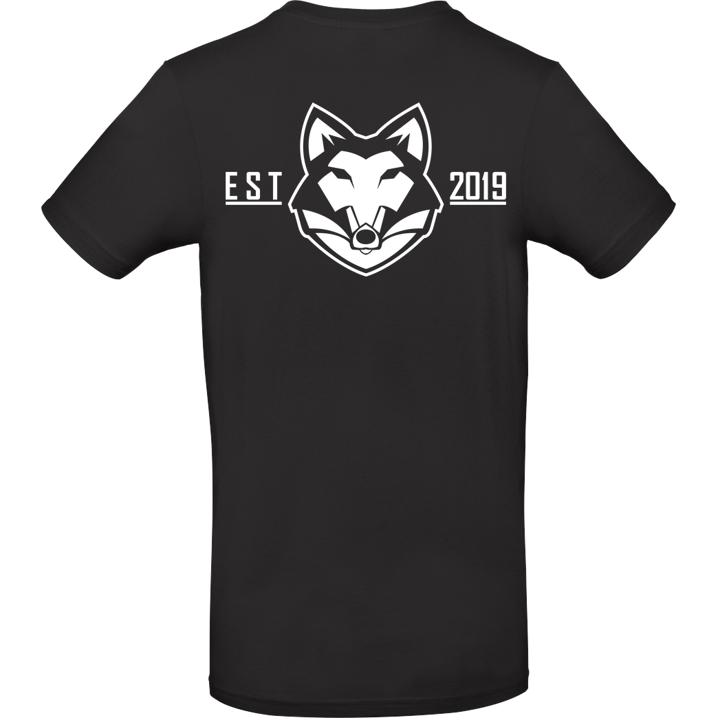Niklas Wetterhahn Niklas Wetterhahn - Wolf Logo T-Shirt B&C EXACT 190 - Schwarz