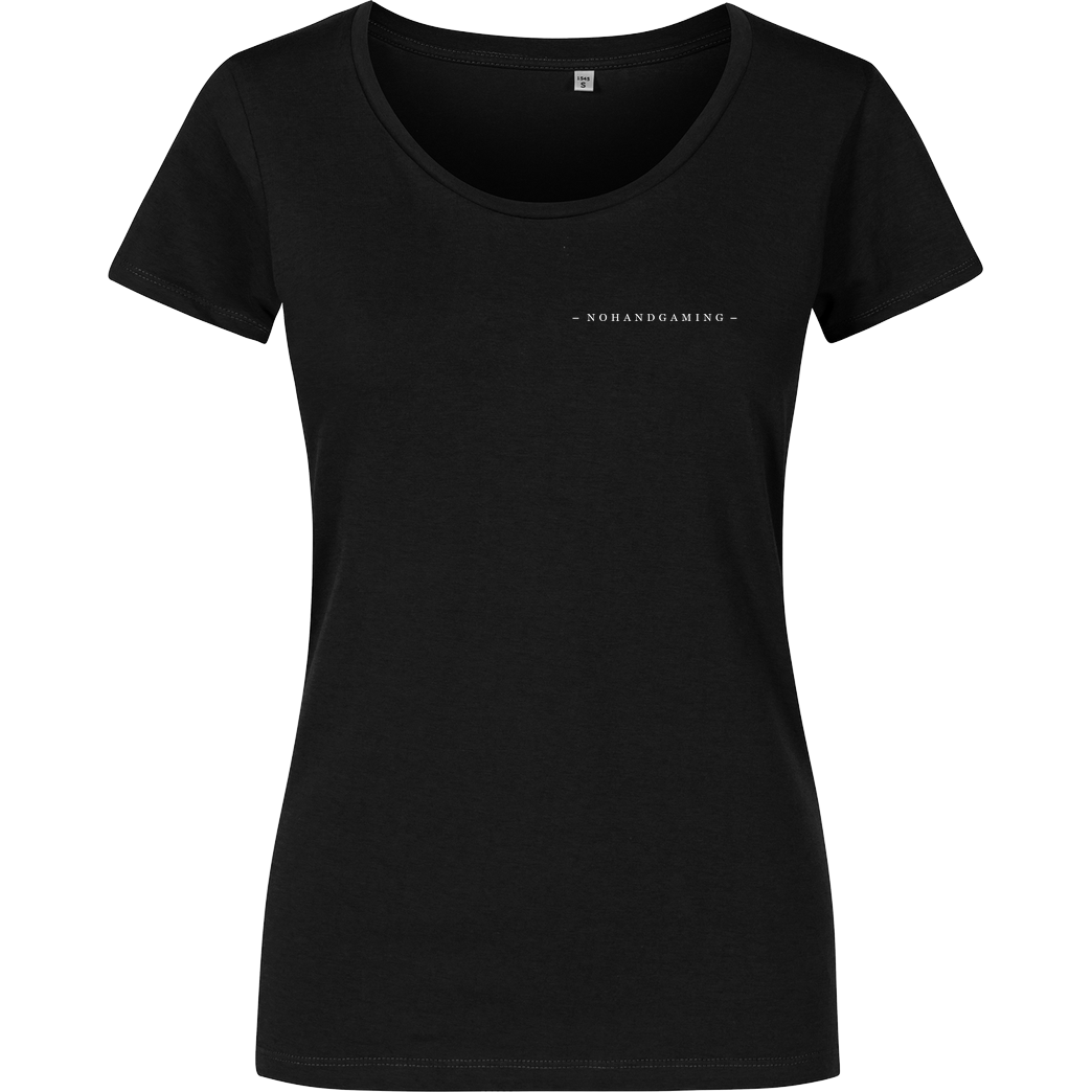 NoHandGaming NoHandGaming - Logo T-Shirt Damenshirt schwarz