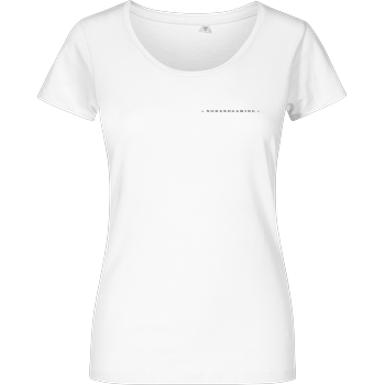 NoHandGaming - Logo Damenshirt weiss