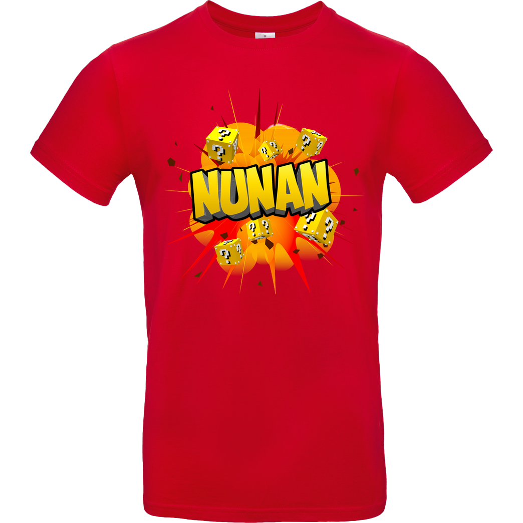 Nunan Nunan - Explosion T-Shirt B&C EXACT 190 - Rot