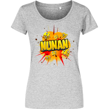 Nunan - Explosion Damenshirt heather grey