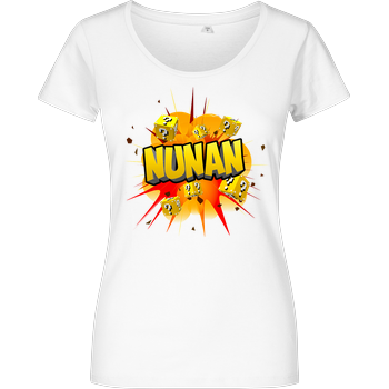 Nunan - Explosion Damenshirt weiss