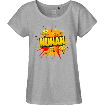 Nunan - Explosion Fairtrade Loose Fit Girlie - heather grey