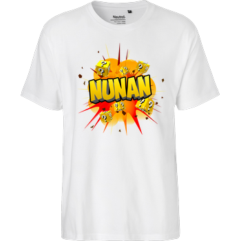 Nunan - Explosion Fairtrade T-Shirt - weiß