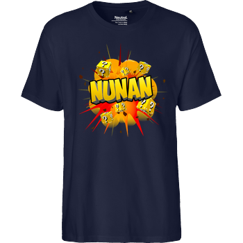 Nunan - Explosion Fairtrade T-Shirt - navy