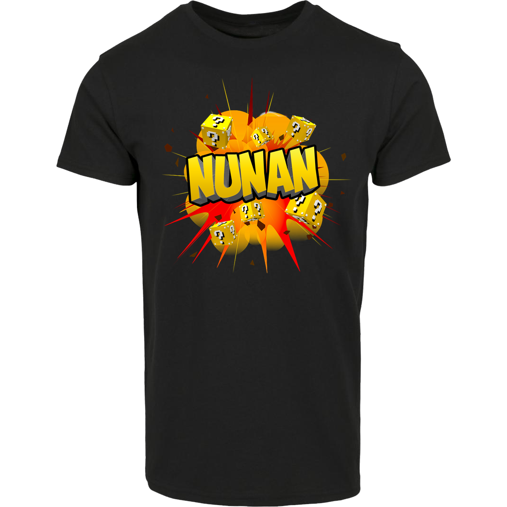 Nunan Nunan - Explosion T-Shirt Hausmarke T-Shirt  - Schwarz