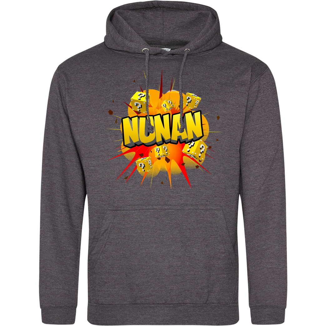Nunan Nunan - Explosion Sweatshirt JH Hoodie - Dark heather grey