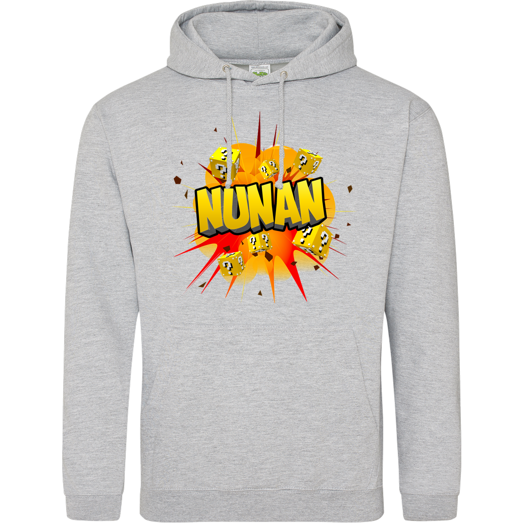 Nunan Nunan - Explosion Sweatshirt JH Hoodie - Heather Grey