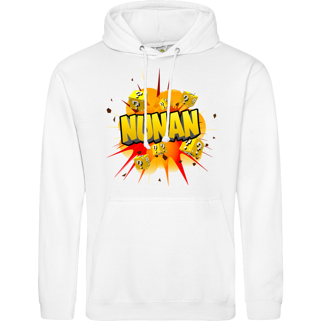 Nunan Nunan - Explosion Sweatshirt JH Hoodie - Weiß