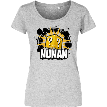 Nunan - Würfel Damenshirt heather grey