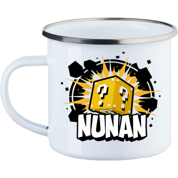 Nunan - Würfel Emaille Tasse