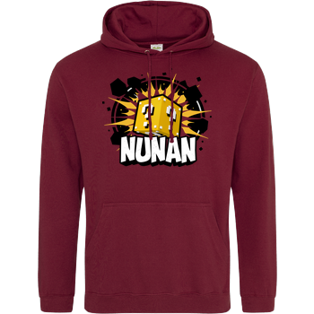Nunan - Würfel JH Hoodie - Bordeaux