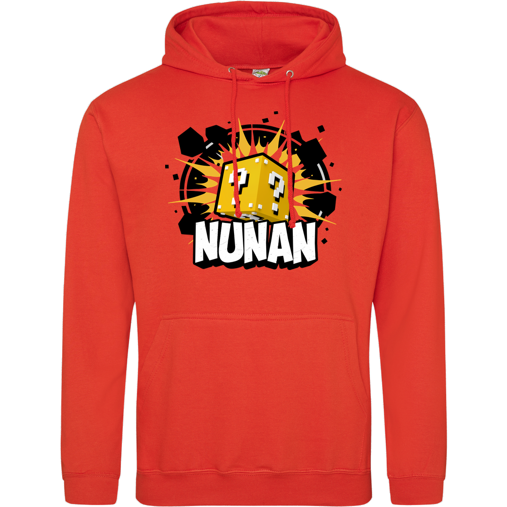 Nunan Nunan - Würfel Sweatshirt JH Hoodie - Orange