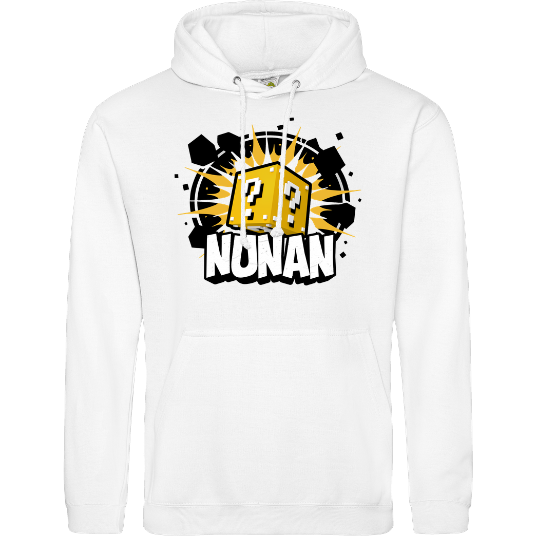 Nunan Nunan - Würfel Sweatshirt JH Hoodie - Weiß