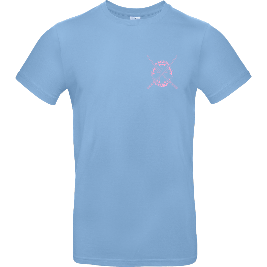 Nyalina Nyalina - Katana pink T-Shirt B&C EXACT 190 - Hellblau