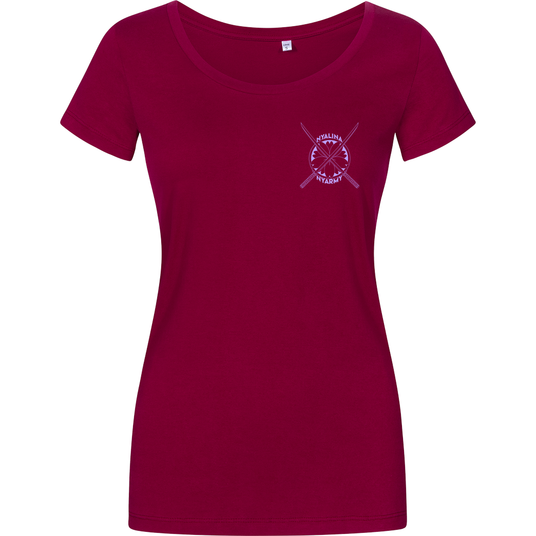 Nyalina Nyalina - Kunai purple T-Shirt Damenshirt berry